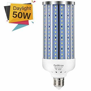 Led 350w Corn Light Bulb 5000 Lumen 6500k Large Area Cool Daylight White E26 E27