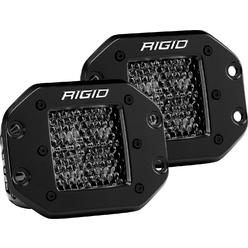 Rigid Industries 212513BLK D-Series Pro Spot Diffused Midnight Edition Light