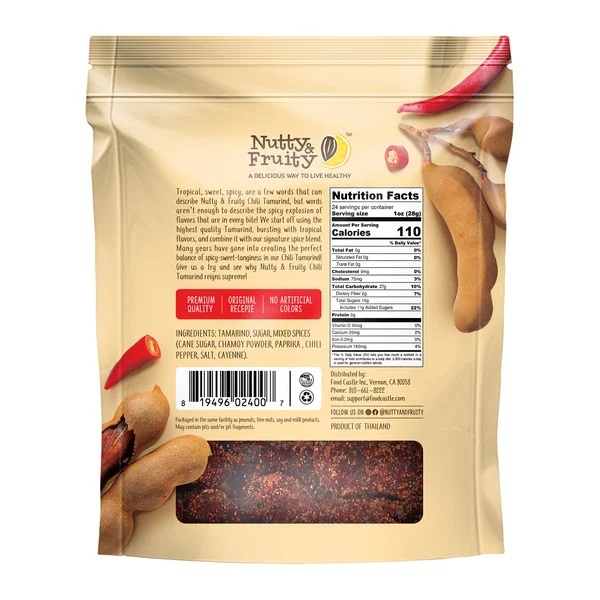 Nutty & Fruity Chili Tamarind Bites, 24 Ounce