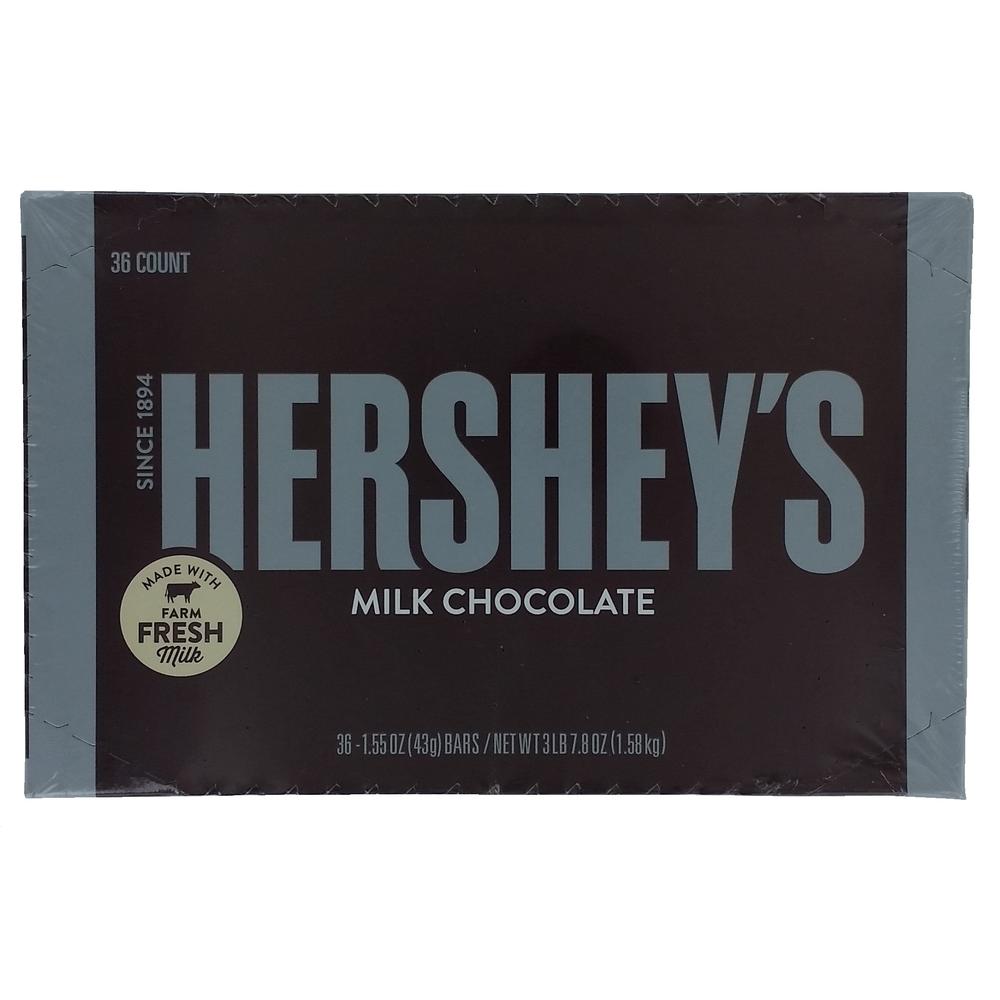 Hershey's Milk Chocolate Bars (1.55 Ounce, 36 Count)