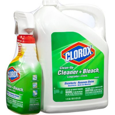 Clorox Clean-Up Cleaner + Bleach Value Pack - 212 Fluid Ounce