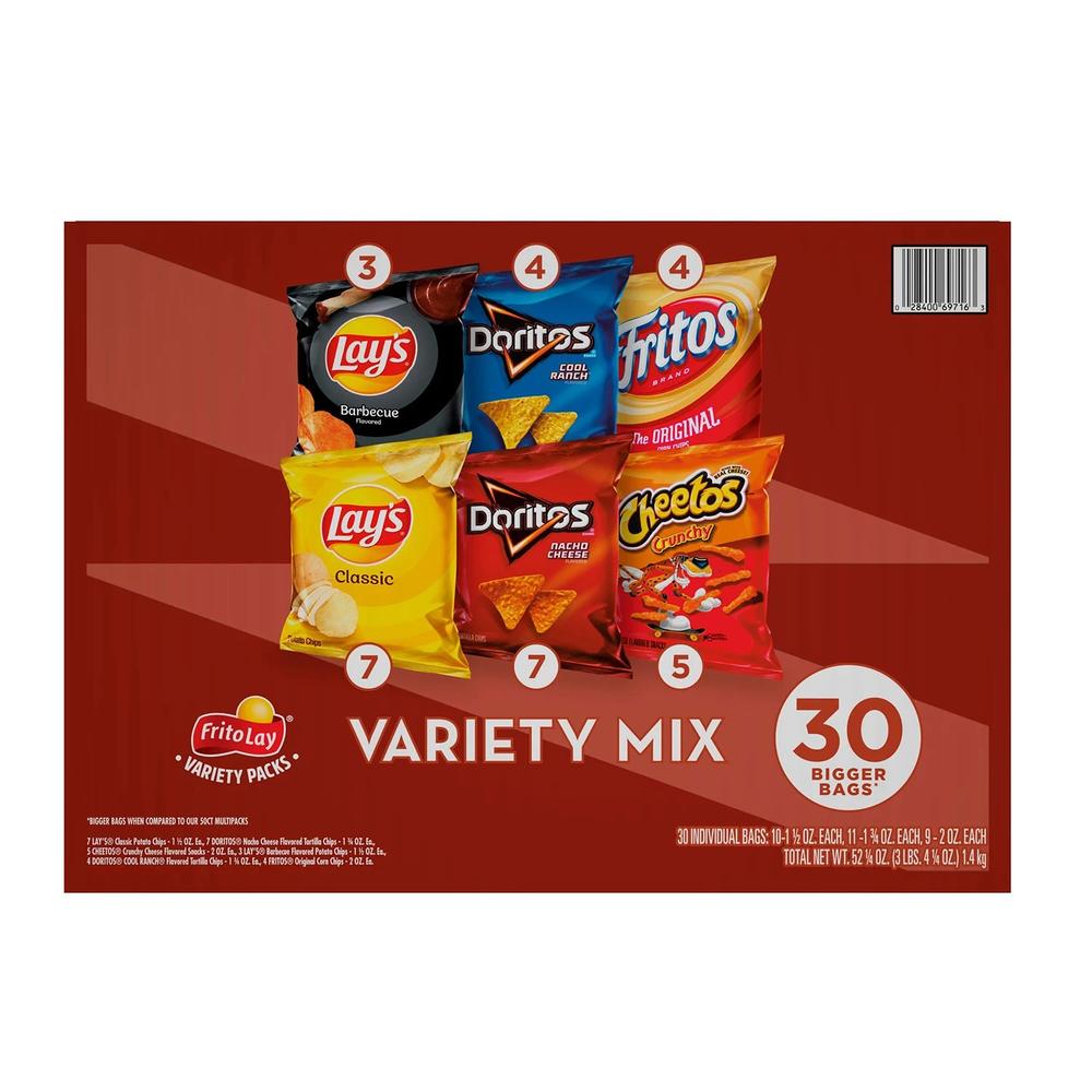 Frito-Lay Big Grab Variety Mix (30 Count)