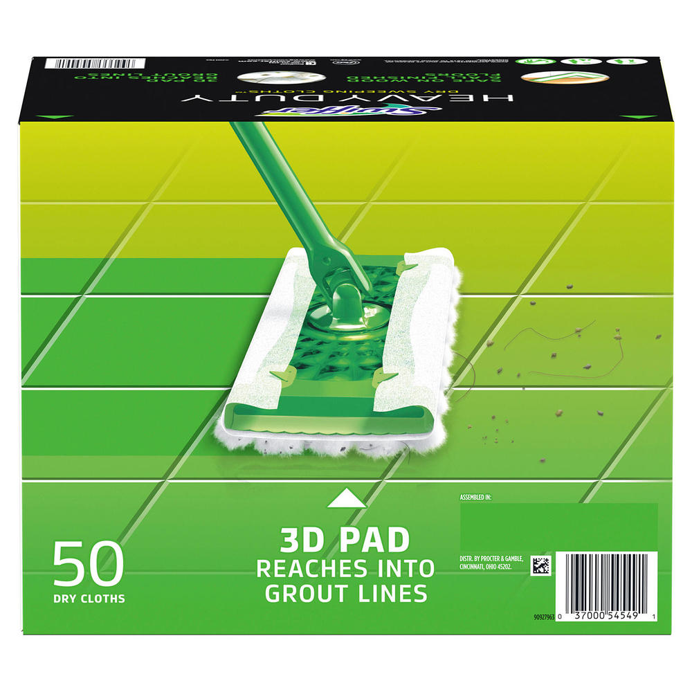Swiffer Sweeper Heavy Duty Dry Sweeping Cloths (50 Count)