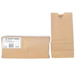 Duro Bag 8# Kraft Bags - 500 Count