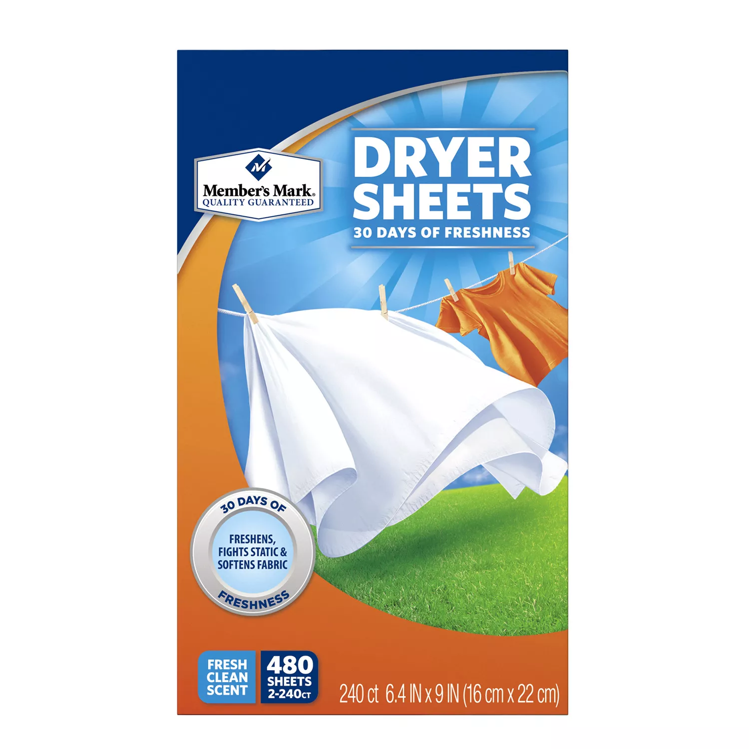 Member's Mark Fabric Softener Sheets (480 Count)