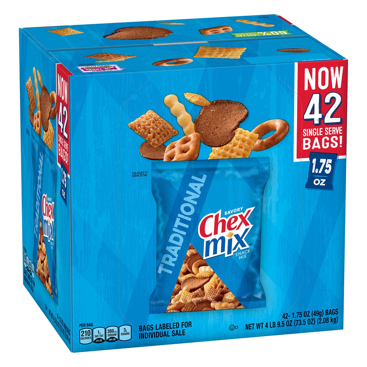 Chex Mix Traditional Snack Mix (42 Count)