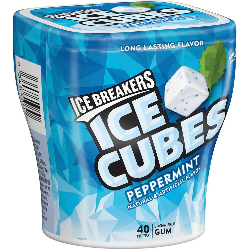 Ice Breakers Ice Cubes Gum, Peppermint (4 Count, 40 pc. ea.)