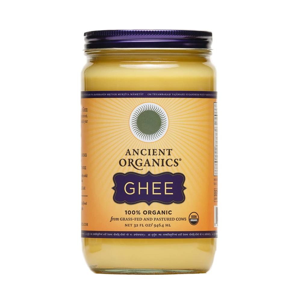 Ancient Organics 100% Organic Ghee, 32 Ounce Jar