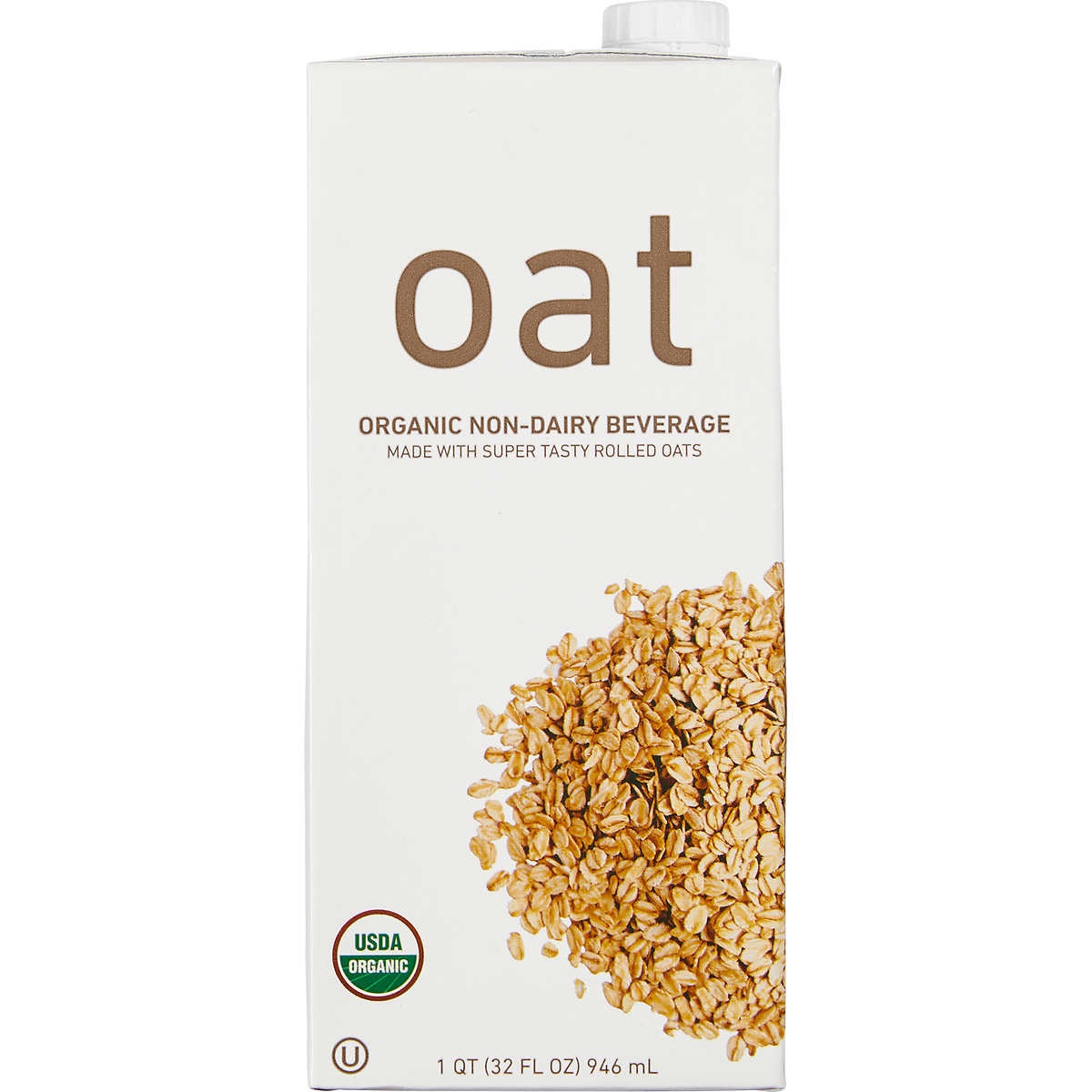 Organic Oat Organic Non-Dairy Oat Beverage, 32 Ounce (6 Count)
