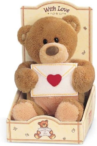 Gund Thinking of You with Love Brown Bear with Letter
