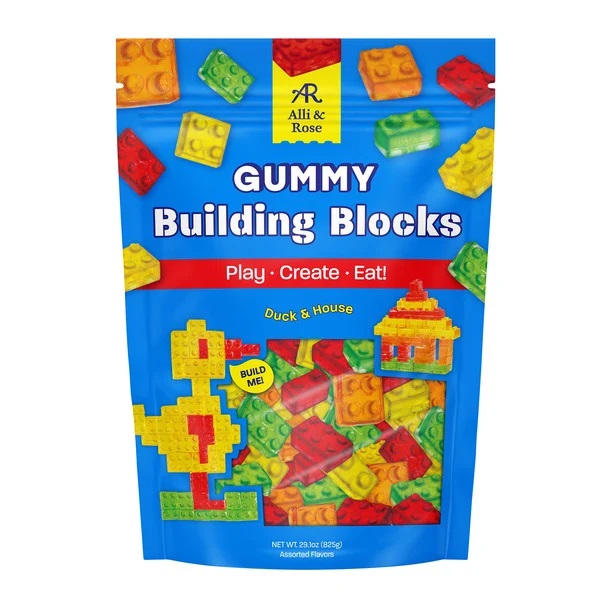 Alli & Rose Gummy Building Blocks, 29.1 Ounce