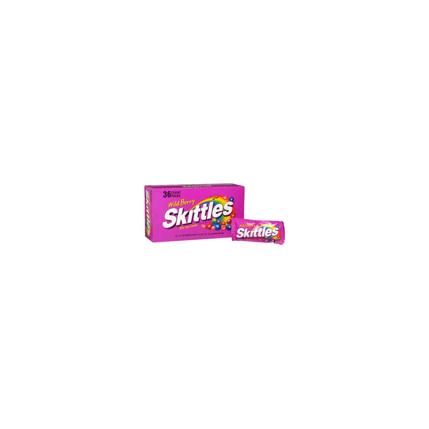 Skittles Wild Berry Skittles Candy - 36 / 2.17 Ounce bags