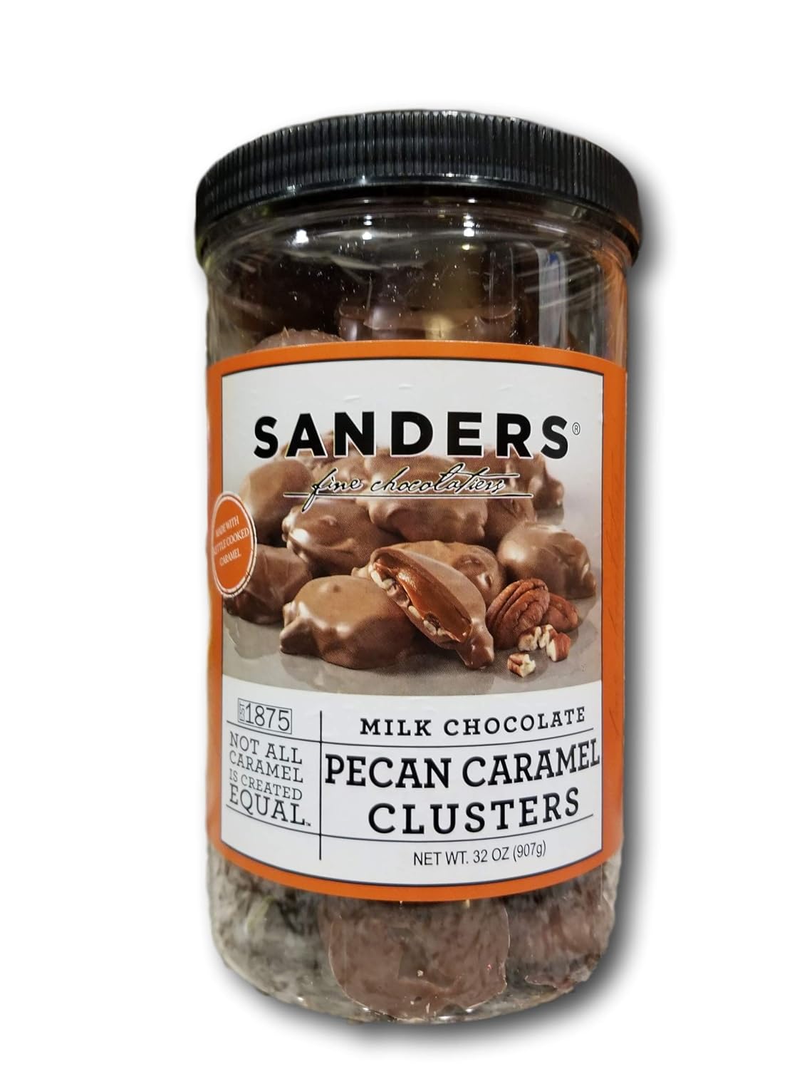 Sanders Milk Chocolate Pecan Caramel Clusters, 32 Ounce