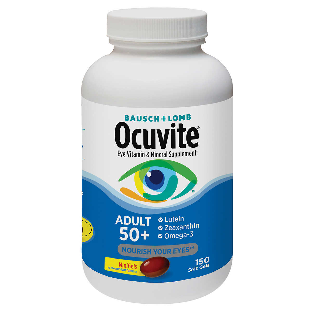 Octuvite Ocuvite Adult 50+, 150 Soft Gels
