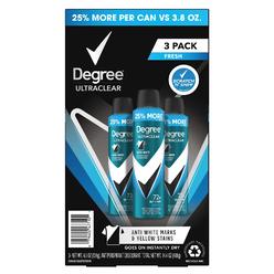 Degree for Men Antiperspirant Deodorant Dry Spray Black + White (4.8 oz., 3 pk.)