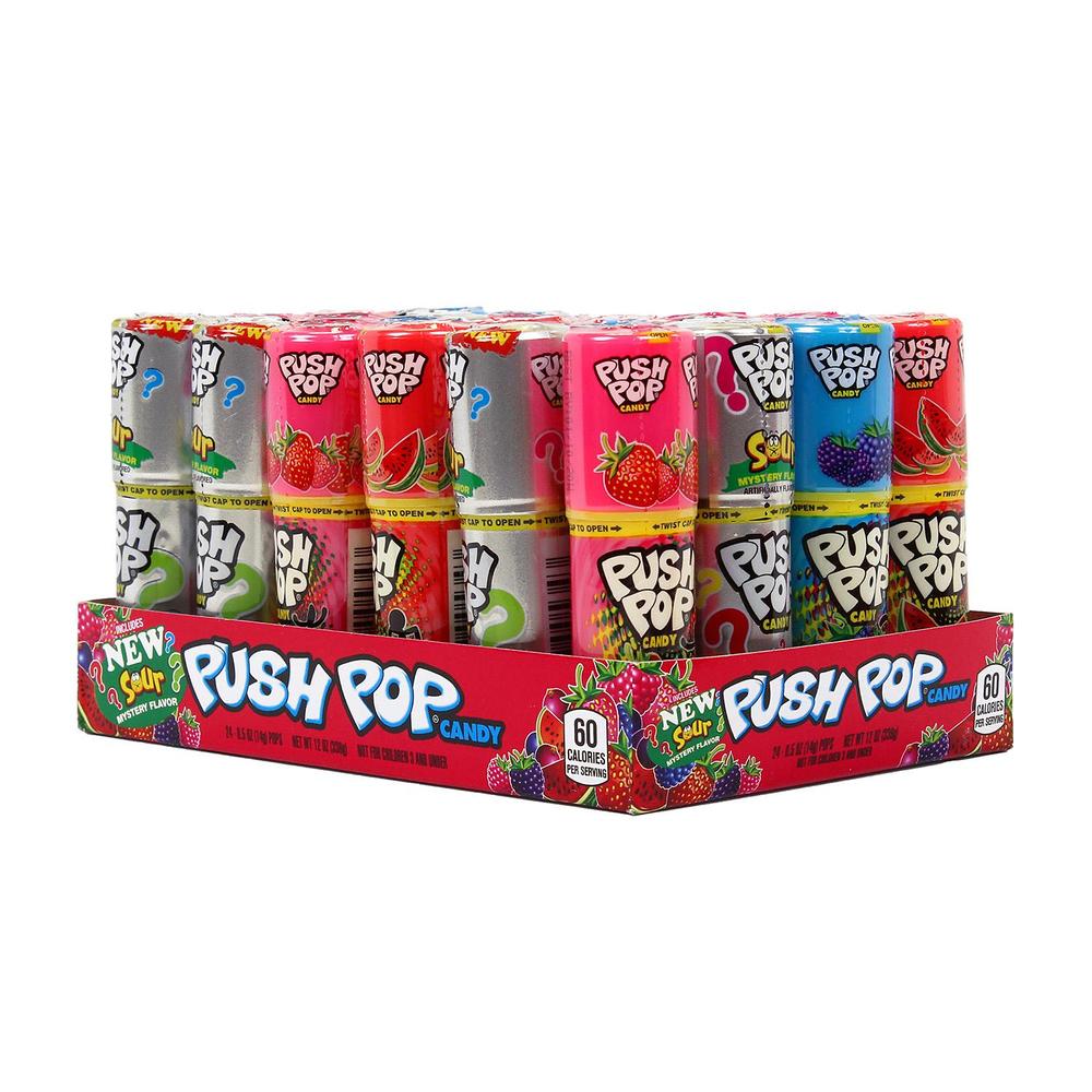 Push Pop Assorted Flavors - 24 Count