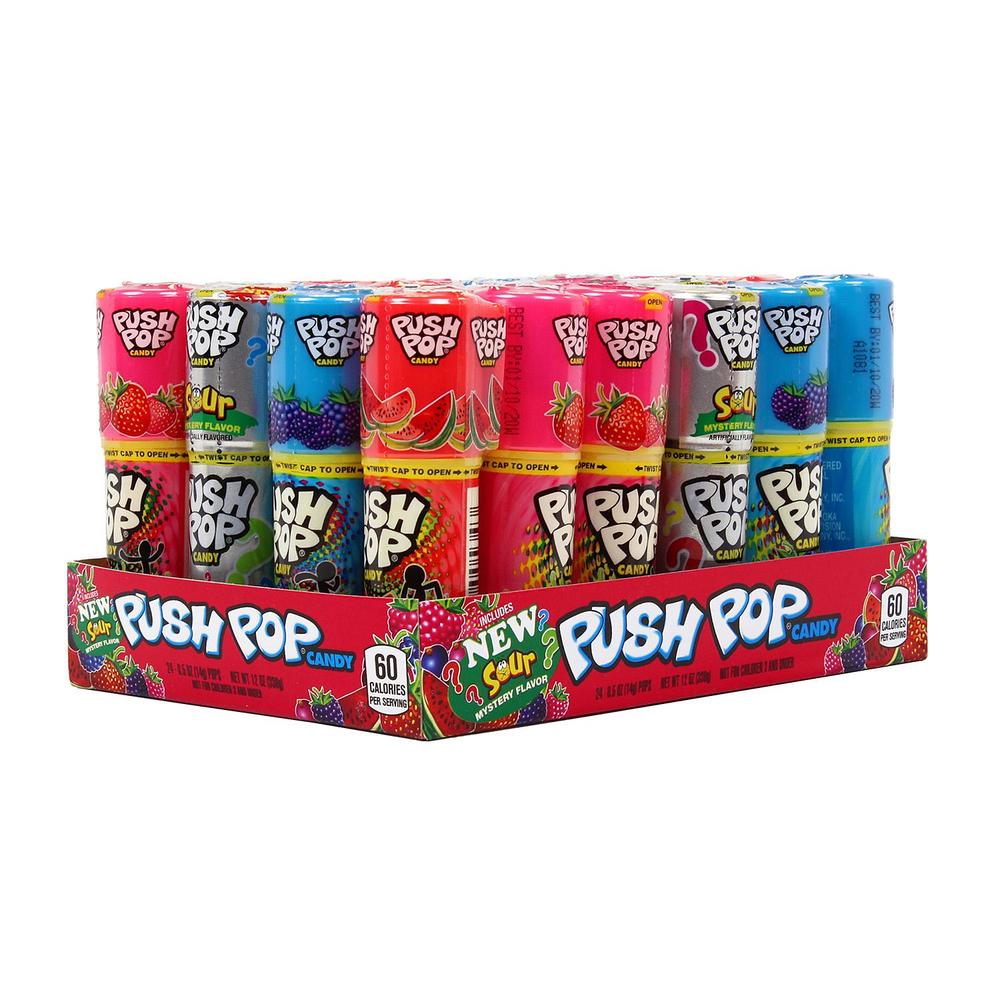 Push Pop Assorted Flavors - 24 Count