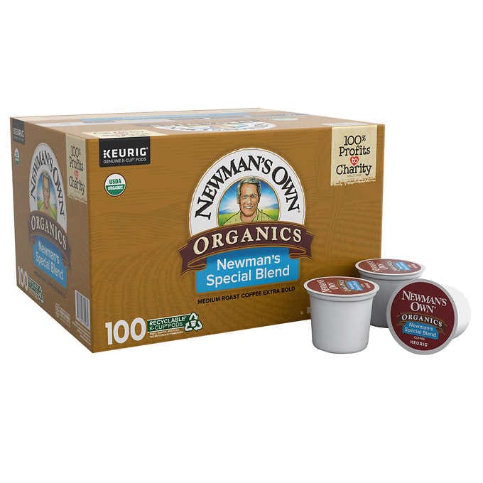 Newman's Own Organics Coffee Special Blend K-Cup Pod, 100 Count