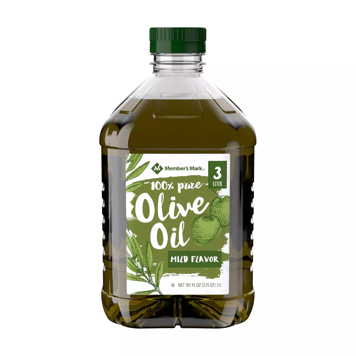 Member's Mark Pure Olive Oil (3L, 101 Fluid Ounce)