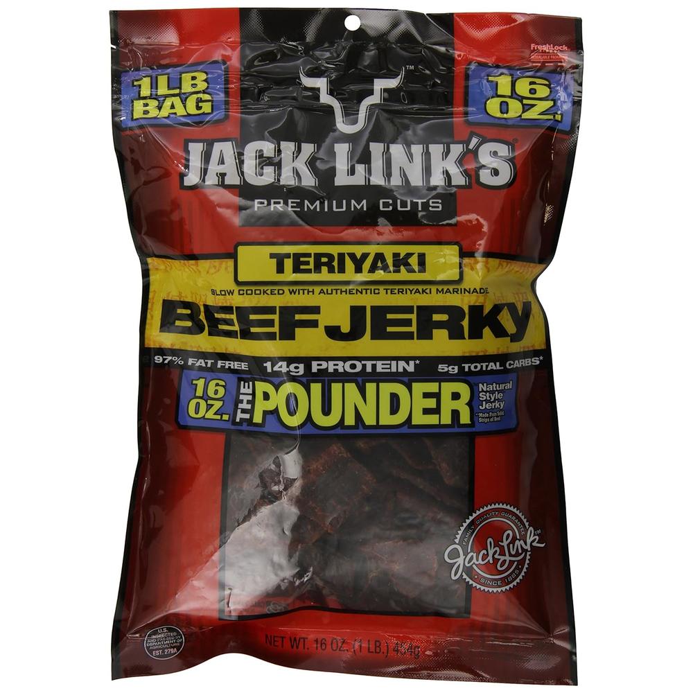 Jack Link's Teriyaki Jerky, 16 Ounce