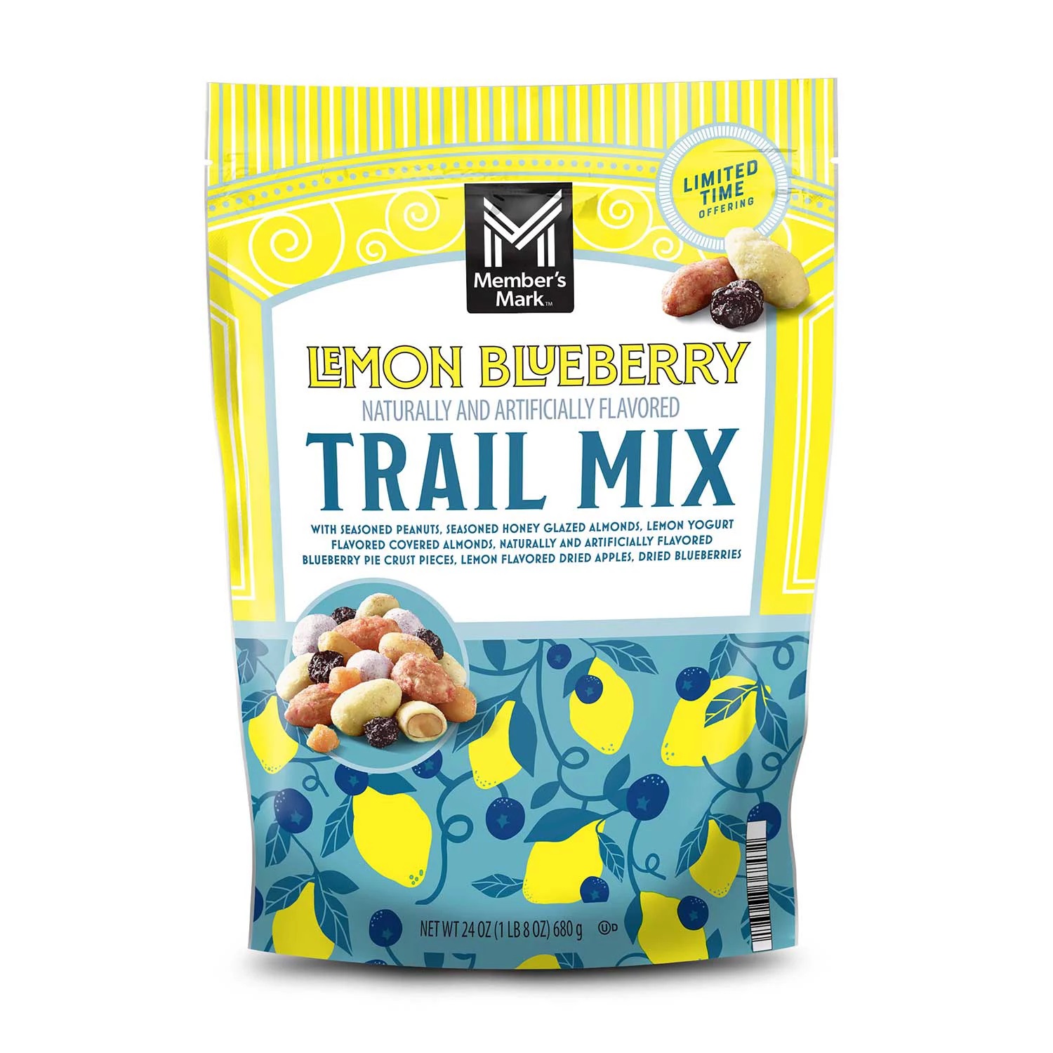 Member's Mark Lemon Blueberry Trail Mix (24 Ounce)