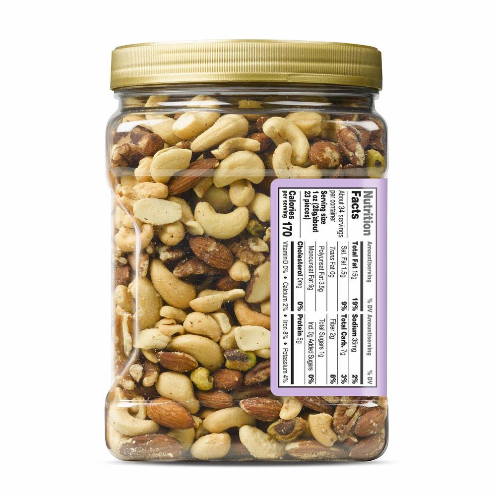 Member's Mark Lightly Salted Deluxe Mixed Nuts (34 Ounce)