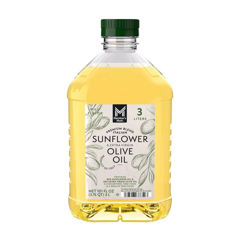 Member's Mark Sunflower and Extra Virgin Olive Oil (3 L, 101 Fluid Ounce)