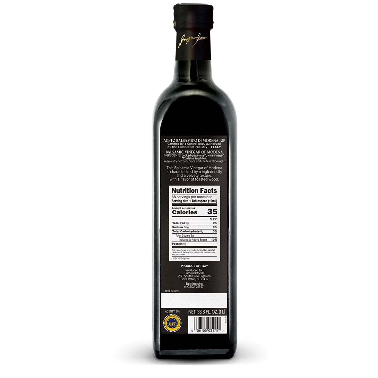 Gueseppe Cremonini Balsamic Vinegar (33.8 Fluid Ounce)