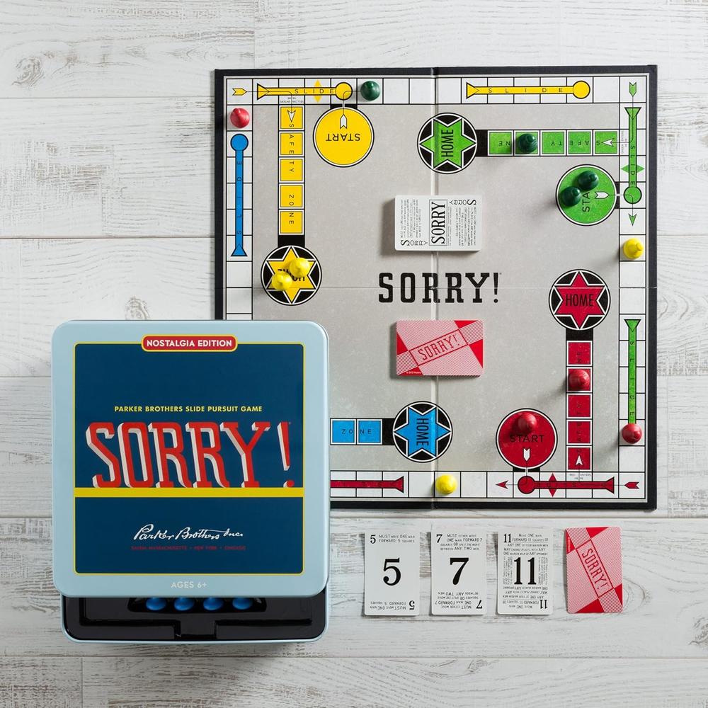 Sorry!! Sorry! Boardgame - Nostalgia Edition in Collectible Tin