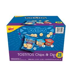 Tostitos Snacks Chips and Dip Mix Variety, 61.35 Ounce (26 Count)