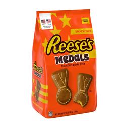 Reese's Milk Chocolate Snack Size Peanut Butter Medals, 39.8 Ounce