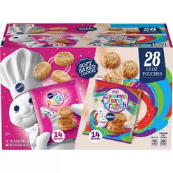 Pillsbury Soft Baked Mini Funfetti & Cinnamon Toast Crunch Cookies (28 Count)
