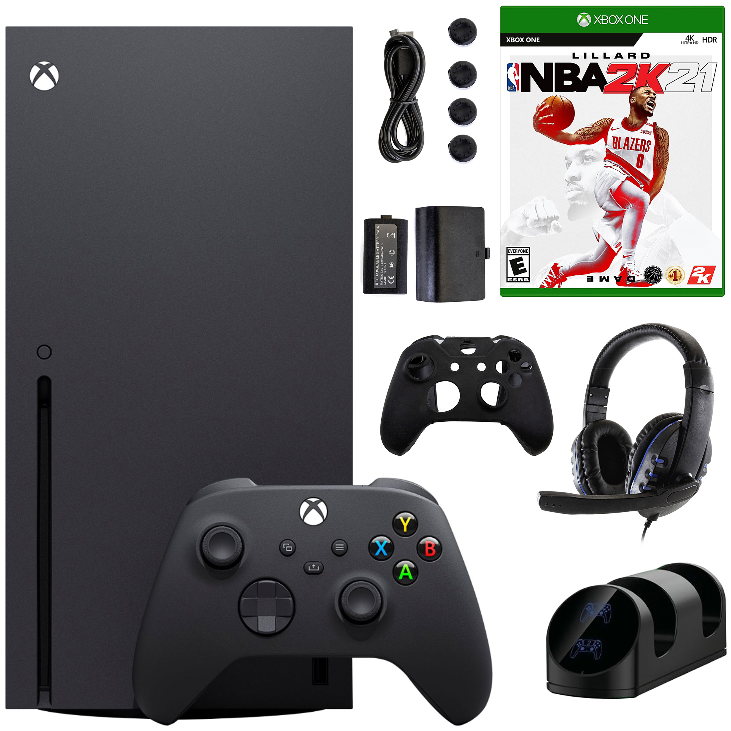 Microsoft Xbox Series X 1TB Console with NBA 2K21 and Accessories Kit