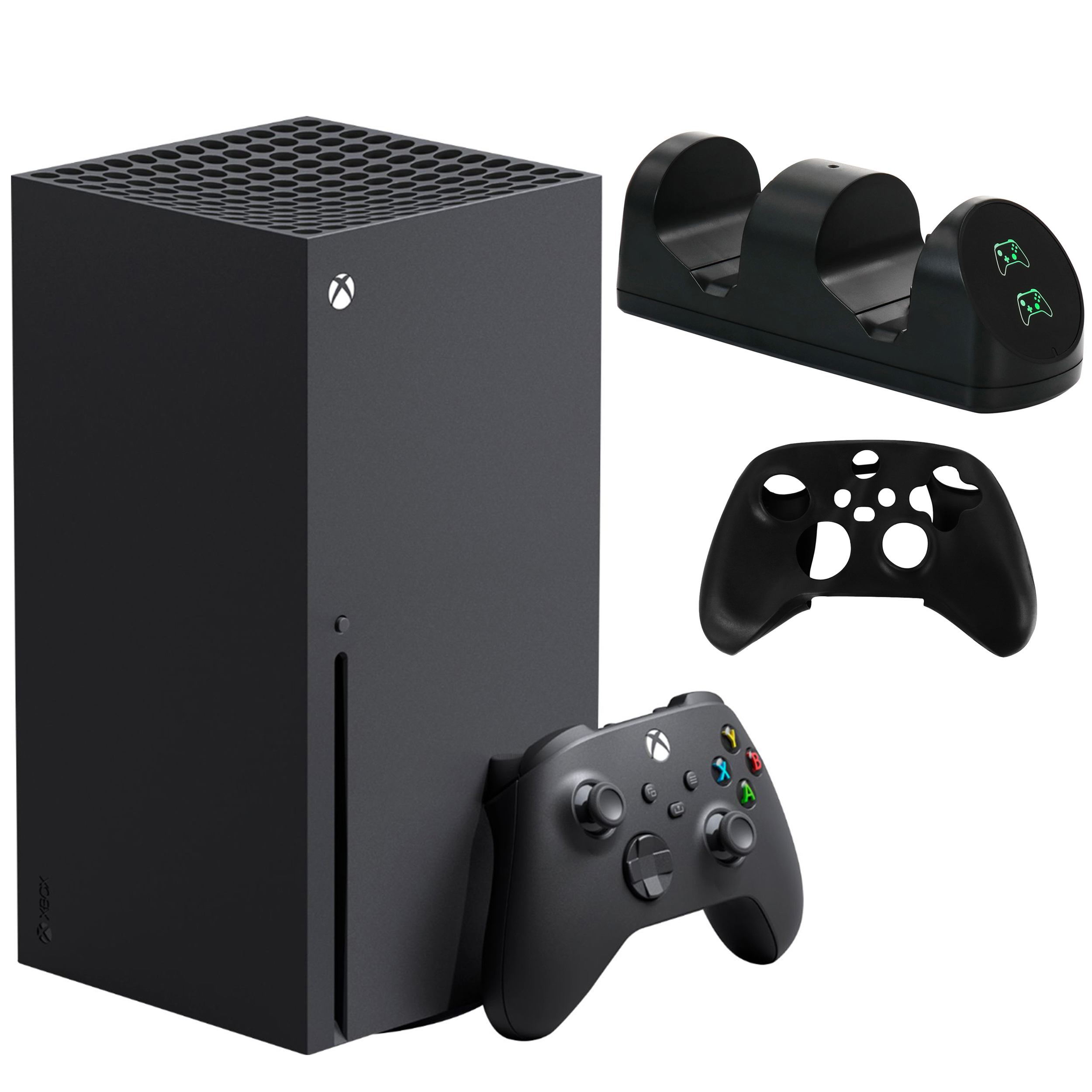 statistieken Wissen contact Microsoft Xbox Series X Console with Dual Charger and Silicone Sleeve