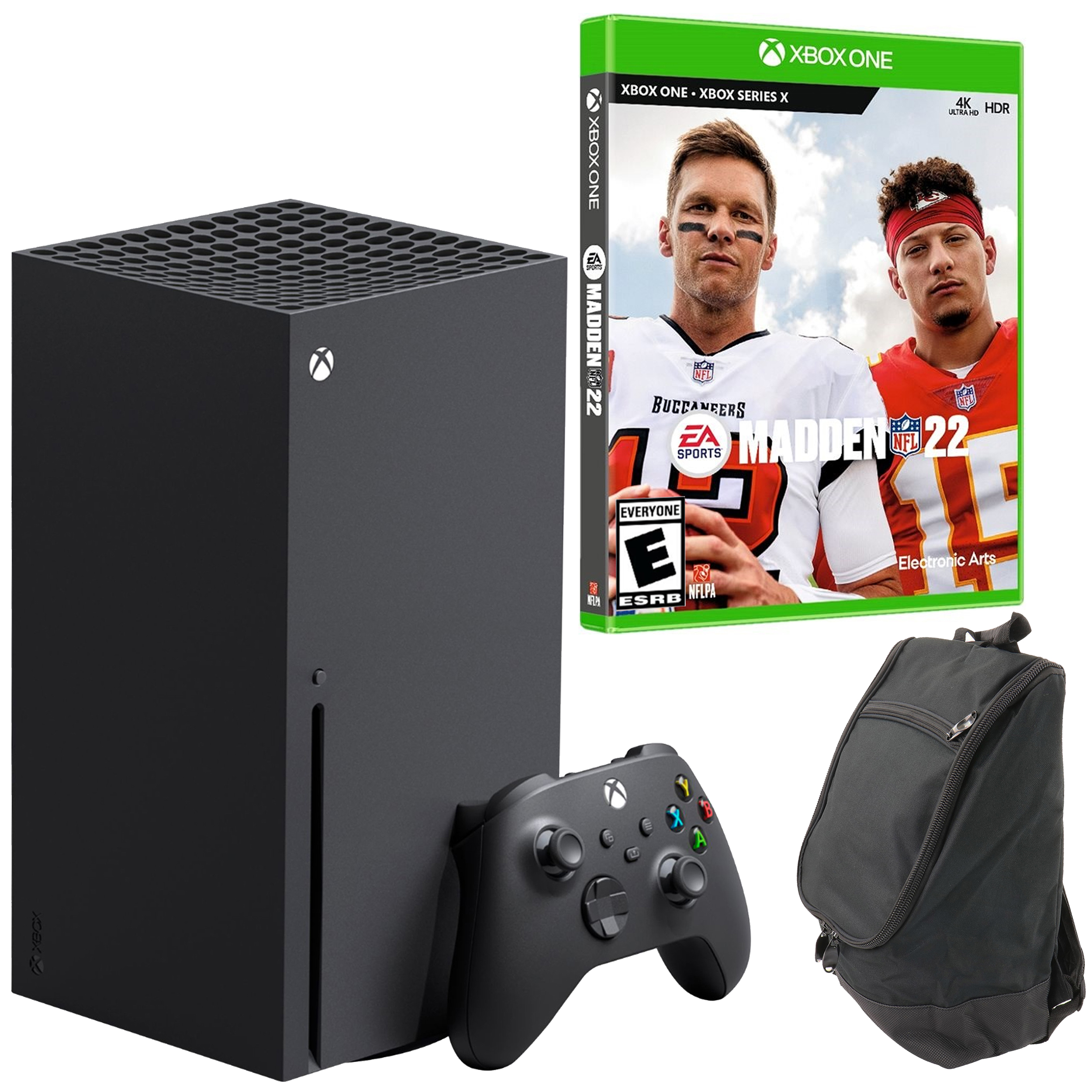 Microsoft Xbox Series X Console with Madden 22 Game and Carry Bag