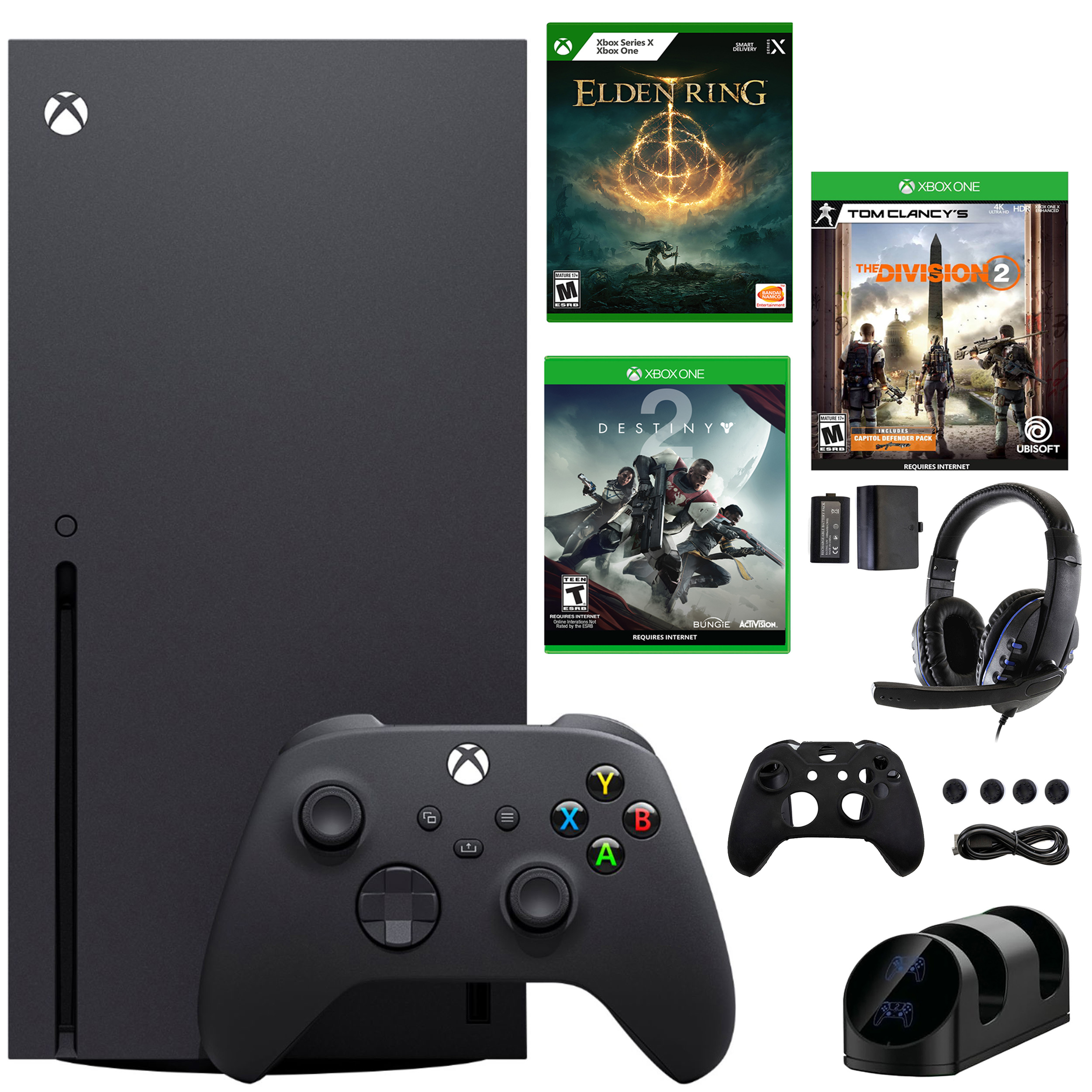 Microsoft Xbox Series X 1TB Console with Elden Ring and Accessories Kit