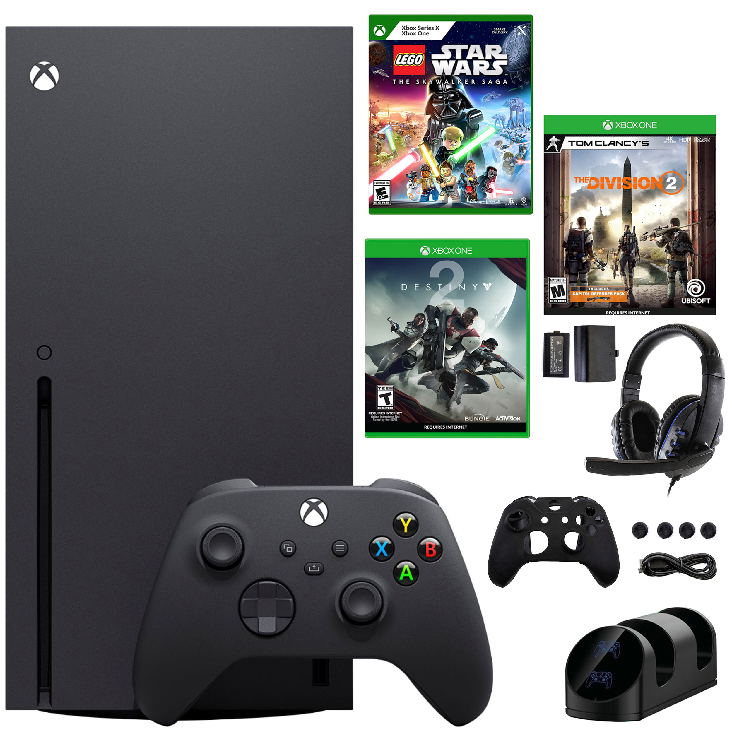 Microsoft Xbox Series X 1TB Console with Skywalker and Accessories Kit