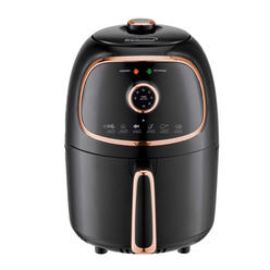 Brentwood 2 Quart Small Electric Air Fryer Copper with Timer and Temp Control