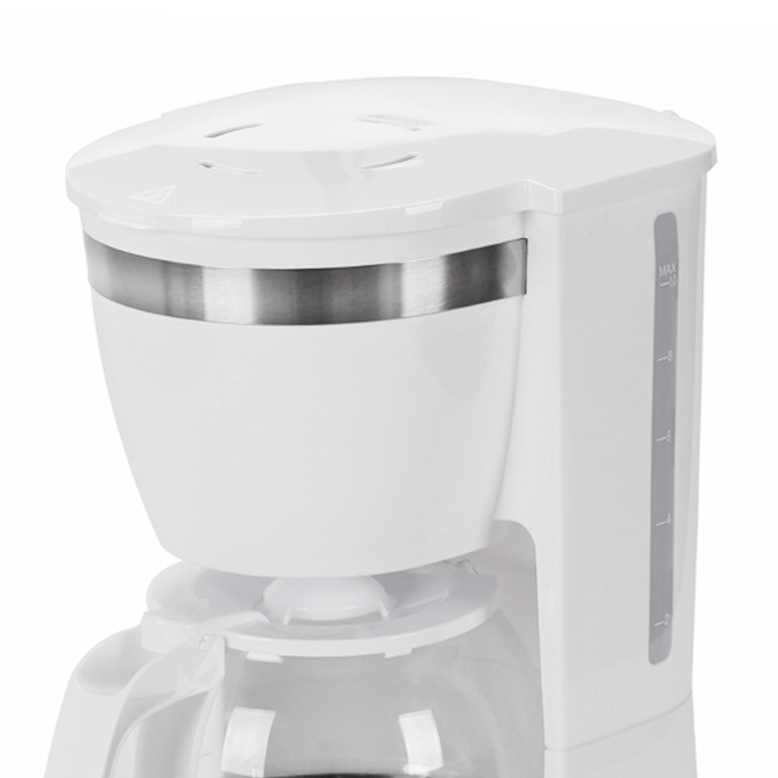 Brentwood 10 Cup Digital Coffee Maker in White
