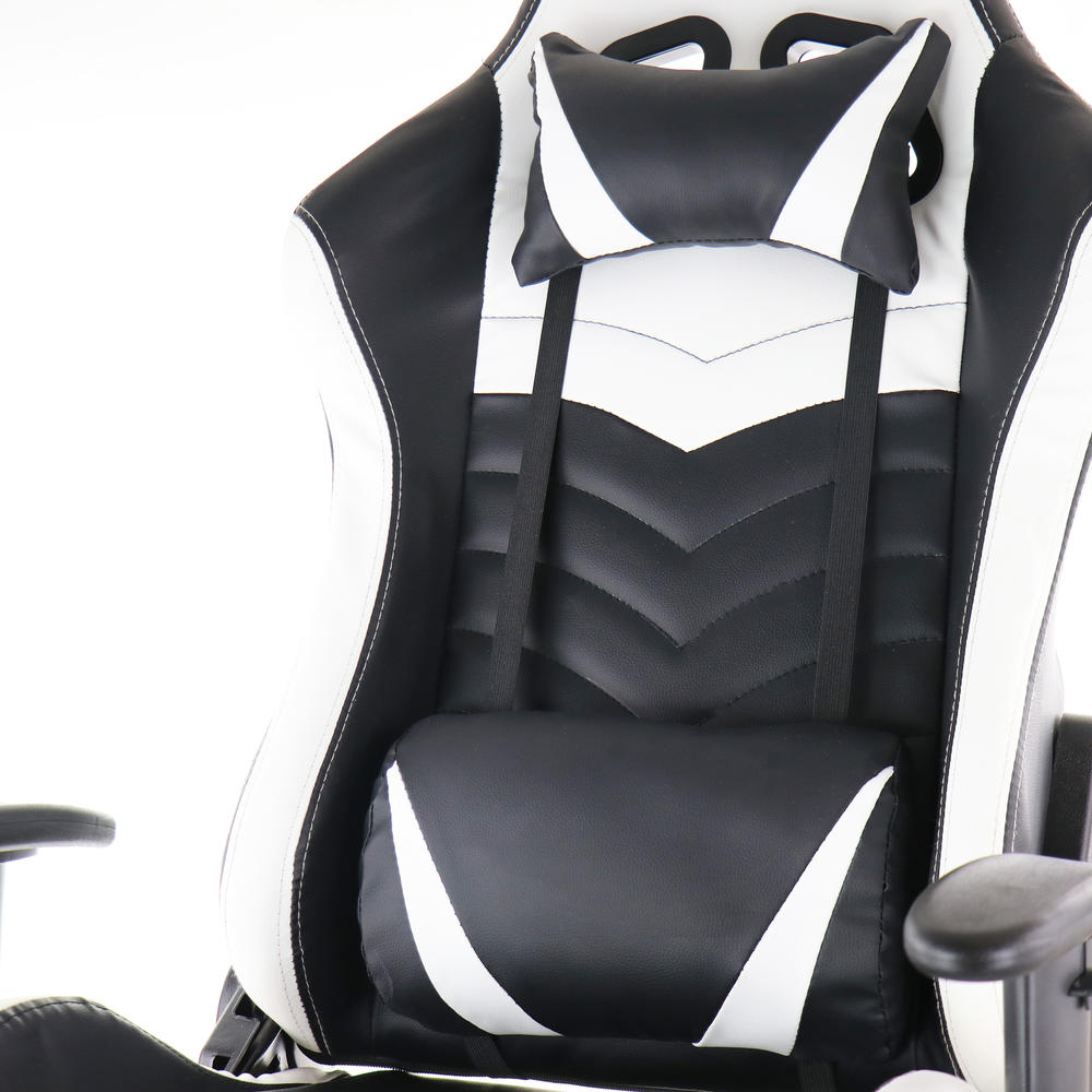GameFitz Gaming Chair in Black and White