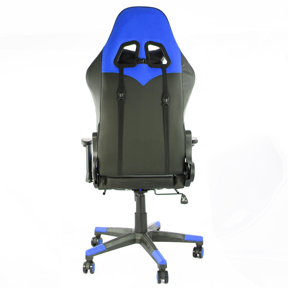 GameFitz Gaming Chair in Black and Blue