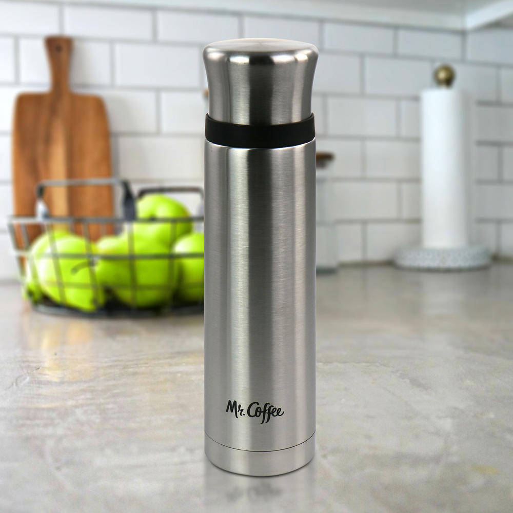 Mr. Coffee 23oz Stainless Steel Thermal Travel Bottle