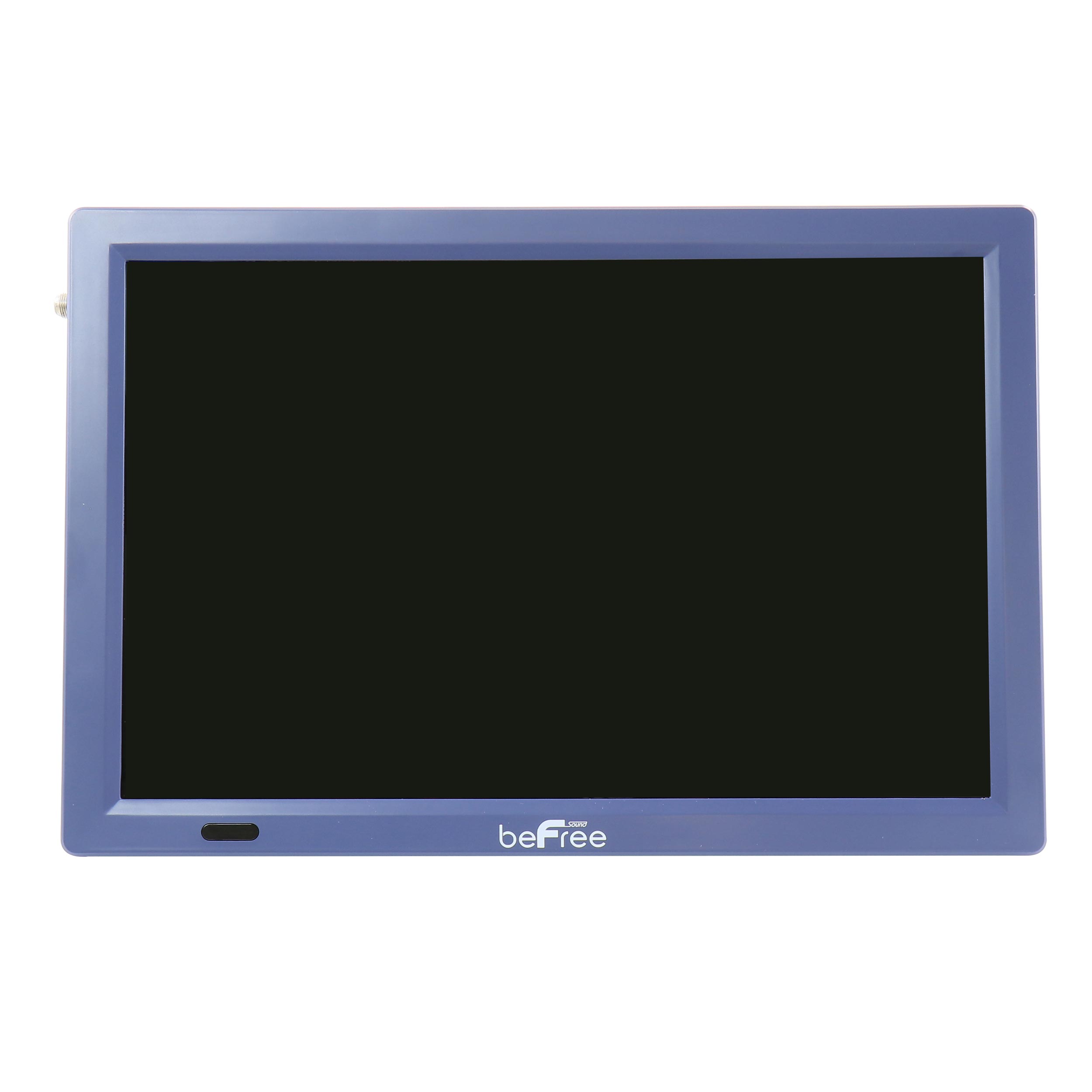 beFree Sound Portable Rechargeable 14 Inch LED TV with HDMI, SD/MMC, USB, VGA, AV In/Out and Built-in Digital Tuner in Blue