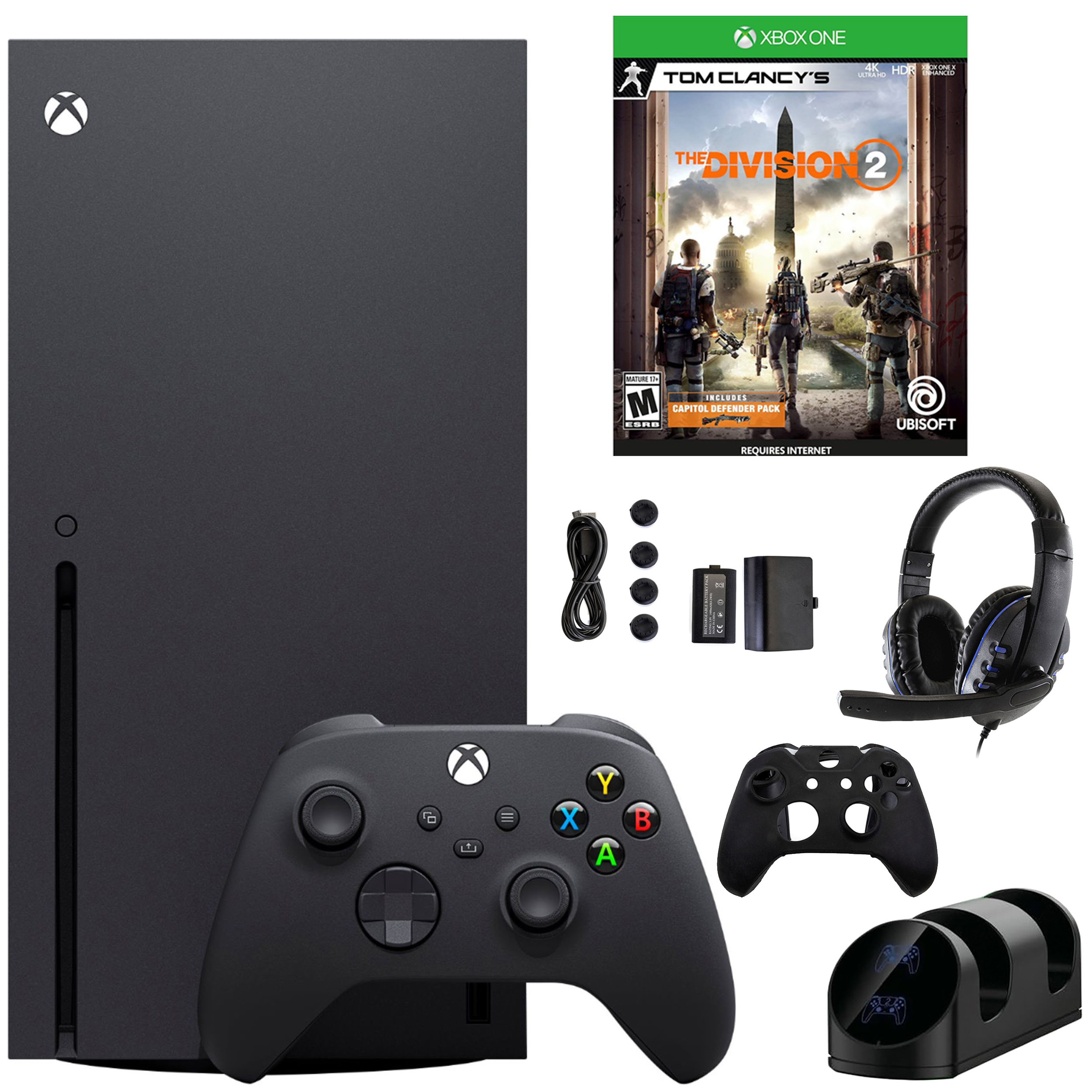 Microsoft Xbox Series X 1TB Console with Division 2 and Accessories Kit