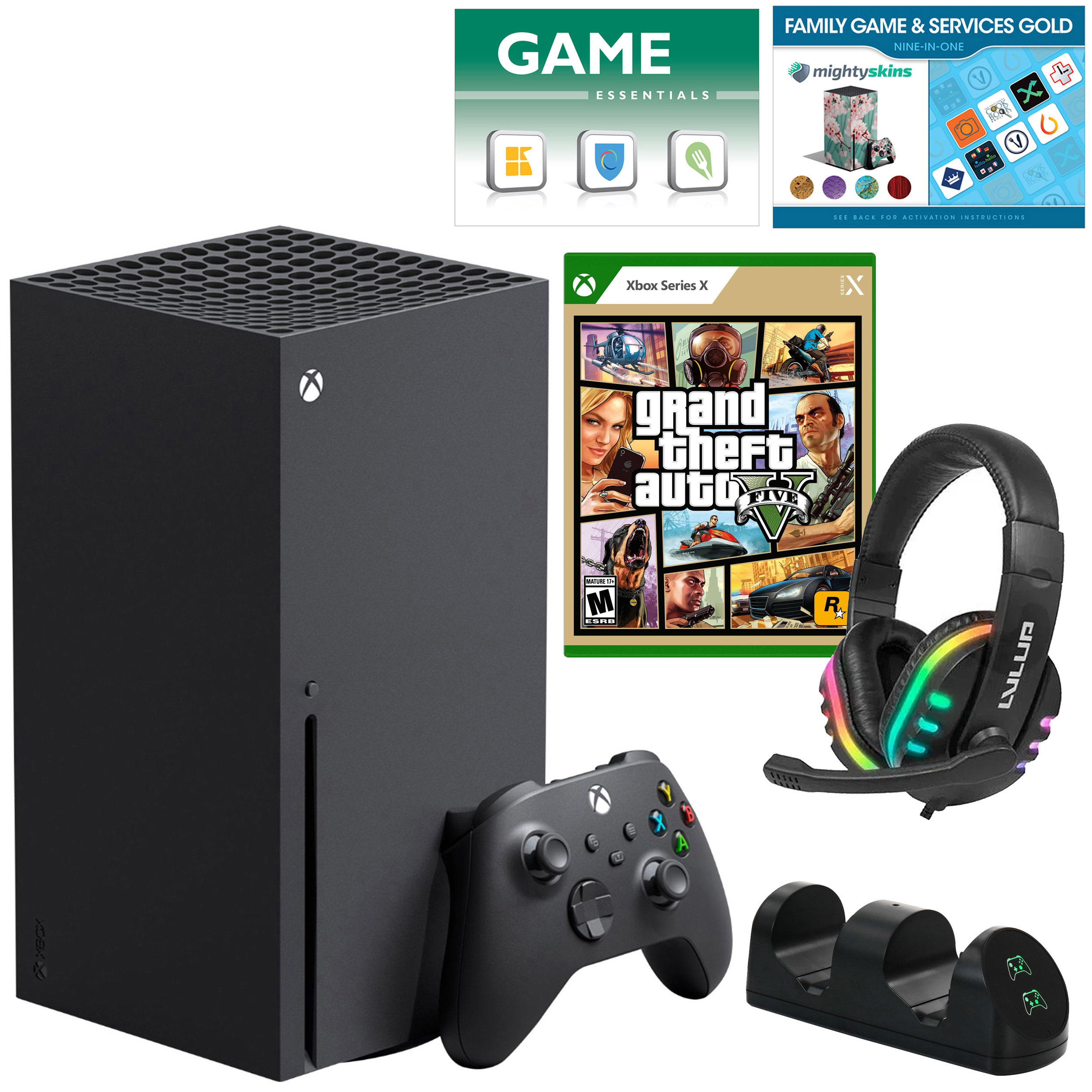 Microsoft Xbox Series X Console with Accessories and 2 Vouchers