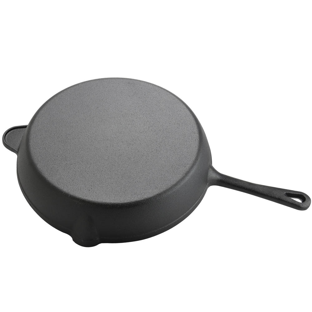 General Store Addlestone 12 Inch Cast Iron Frying Pan With Dual Pouring Spout