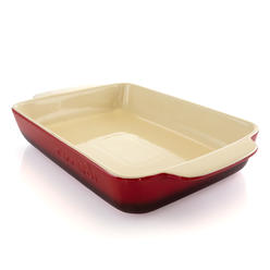 Crock-Pot Crock Pot Artisan 4 Quart Stoneware Bake Pan in Red