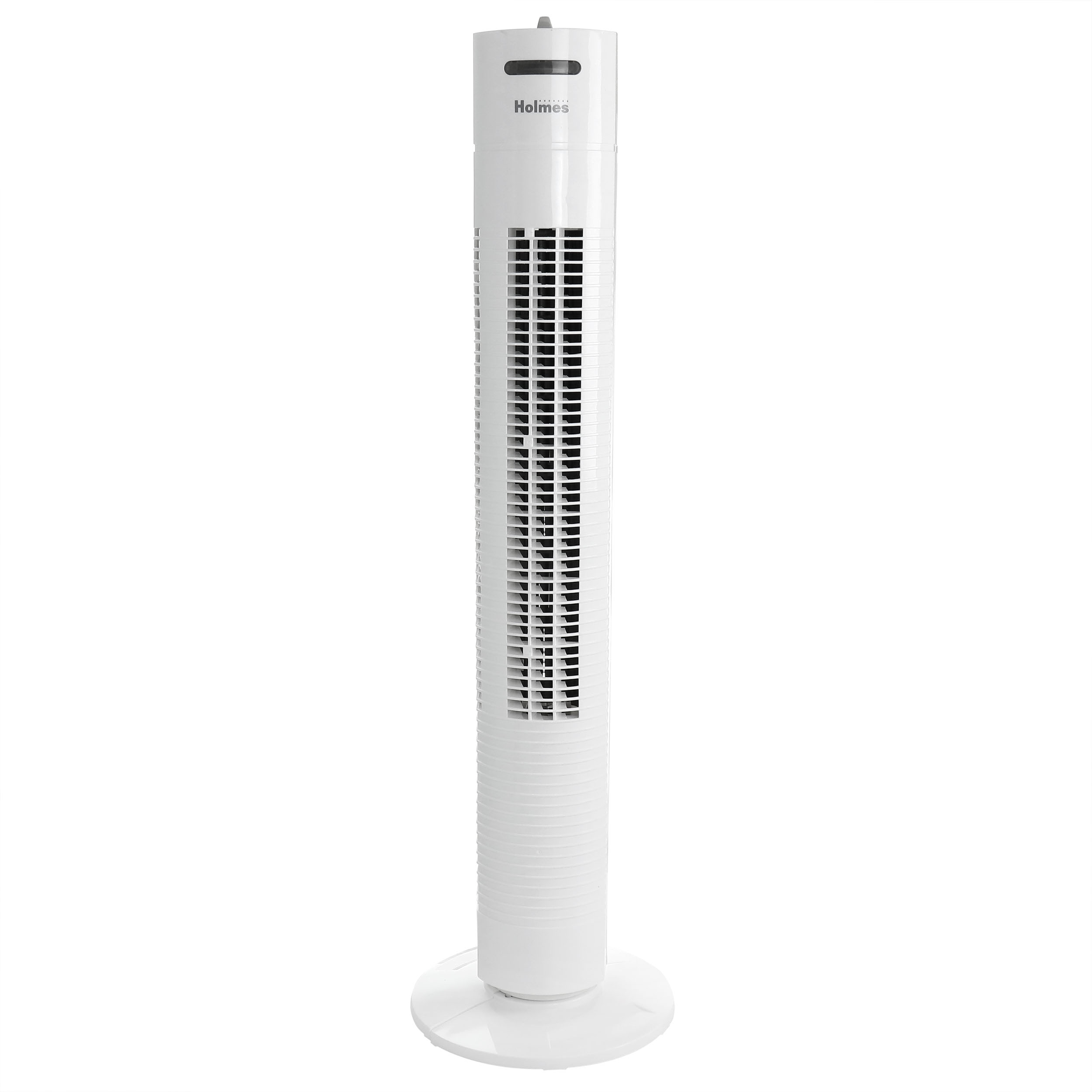 Holmes 31 Inch Oscillating Tower Fan with 3 Speed Settings in White