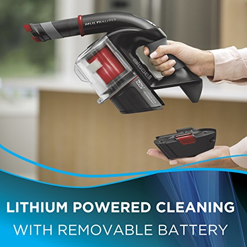 Bissell Bissell Multi Auto Lightweight Lithium Ion Cordless Car Hand Vacuum Red 19851