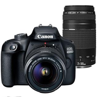 4000DLK13011C006AA Canon EOS 4000D Rebel T100 18MP DSLR Camera + EFS